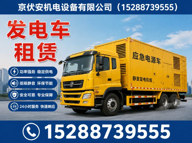 咸阳发电车租赁展示图